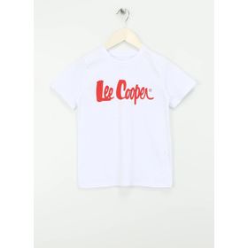 Lee Cooper 242 LCB 242001 Beyaz Baskılı Erkek T-shirt