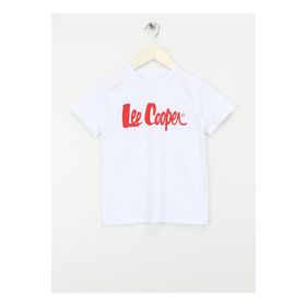 Lee Cooper 242 LCB 242001 Beyaz Baskılı Erkek T-shirt