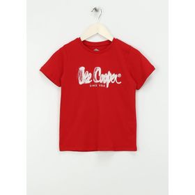 Lee Cooper 242 LCB 242002 Kırmızı Baskılı Erkek T-shirt