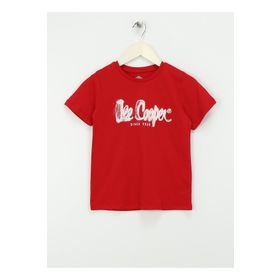 Lee Cooper 242 LCB 242002 Kırmızı Baskılı Erkek T-shirt