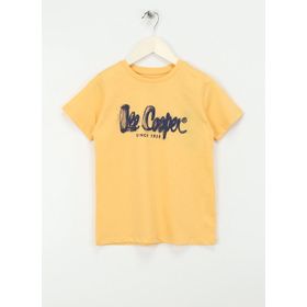 Lee Cooper 242 LCB 242002 Sarı Baskılı Erkek T-shirt
