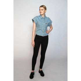 Lee Cooper 242 LCF 131007 Açık Mavi Kadın Denim Ceket
