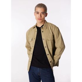 Lee Cooper 242 LCM 231001 Haki Karela Erkek Dokuma Ceket