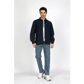 Lee Cooper 242 LCM 231003 Lacivert Newkar Erkek Dokuma Ceket