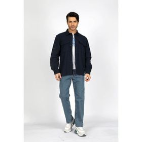 Lee Cooper 242 LCM 231003 Lacivert Newkar Erkek Dokuma Ceket