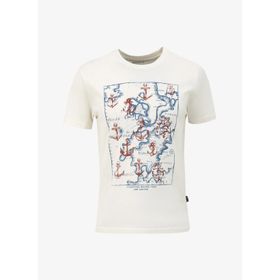 Lee Cooper 242 LCM 242009 Ekru Capela Erkek T-shirt