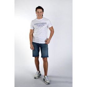 Lee Cooper 242 LCM 242016 1101 Beyaz Cador O Yaka Erkek T-shirt
