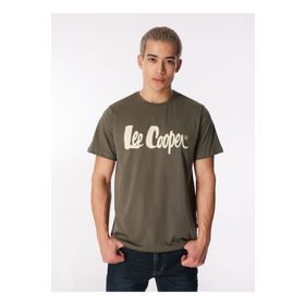 Lee Cooper 242 LCM 242017 Haki Londonlogo Erkek T-shirt