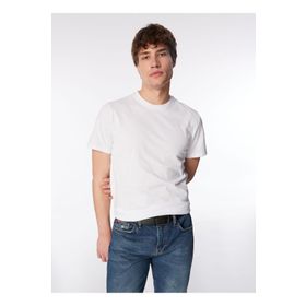 Lee Cooper 242 LCM 242019 Beyaz Baselo Erkek T-shirt