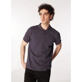 Lee Cooper 242 LCM 242025 Antrasit Polo Yaka Erkek T-shirt
