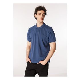 Lee Cooper 242 LCM 242025 İndigo Polo Yaka Erkek T-shirt