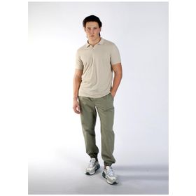 Lee Cooper 242 LCM 242030 Bej Poxla Erkek Polo T-shirt
