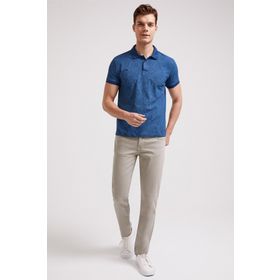 Lee Cooper 242047 Caesar İndigo Erkek Polo T-Shirt