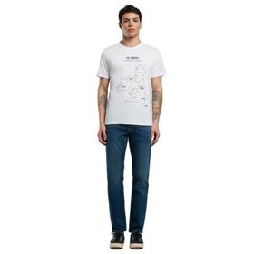 Lee Cooper 252 LCM 242037 England Beyaz Yuvarlak Yaka Erkek T-Shirt