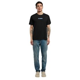 Lee Cooper 252 LCM 242053 Maxwell Siyah Yuvarlak Yaka Erkek T-Shirt