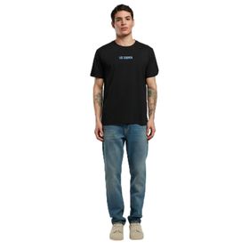 Lee Cooper 252 LCM 242053 Maxwell Siyah Yuvarlak Yaka Erkek T-Shirt