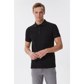 Lee Cooper 625242049 Siyah Erkek Tylen Polo Yaka T-shirt