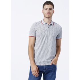 Lee Cooper Andy Gri Melanj Polo Yaka Erkek T-shirt