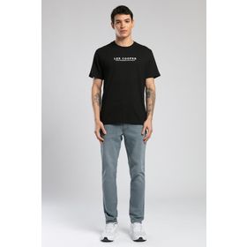 Lee Cooper Antonia O Yaka %100 Pamuk Siyah Erkek T-shirt