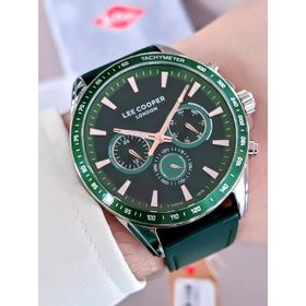 Lee Cooper BLKT.2.683 Deri Kordon Tüm Fonksiyonları Aktif 5 Atm Erkek Kol Saati+Bileklik