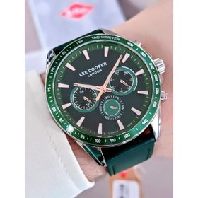 Lee Cooper BLKT.2.683 Deri Kordon Tüm Fonksiyonları Aktif 5 Atm Erkek Kol Saati+Bileklik