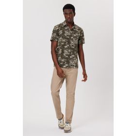 Lee Cooper Carter Haki Dokuma Erkek Gömlek