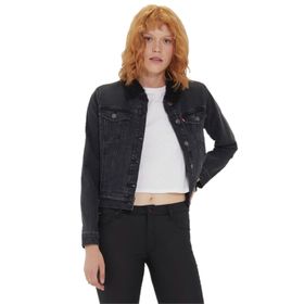 Lee Cooper Freda 6 Kürklü Kadın Jean Ceket