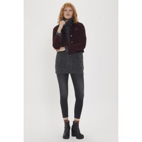 Lee Cooper Freda Nd 2 Kürklü Kadın Kadife Ceket