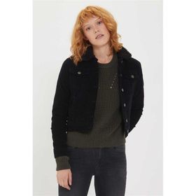 Lee Cooper Freda Nd 2 Kürklü Kadın Kadife Ceket