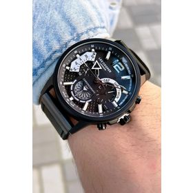 Lee Cooper LC07614.661 Deri Kordon Fonksiyonlu Erkek Kol Saati