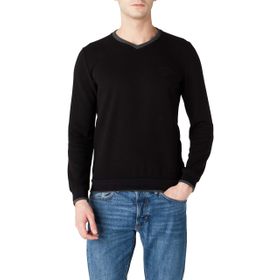 Lee Cooper Newdwade Siyah V Yaka Erkek Sweatshirt