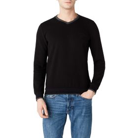Lee Cooper Newdwade Siyah V Yaka Erkek Sweatshirt