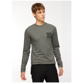 Lee Cooper O Yaka Antrasit Melanj Erkek T-Shirt 241 LCM 242004 ENZAY ANTRASIT MELAN