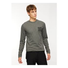 Lee Cooper O Yaka Antrasit Melanj Erkek T-Shirt 241 LCM 242004 ENZAY ANTRASIT MELAN