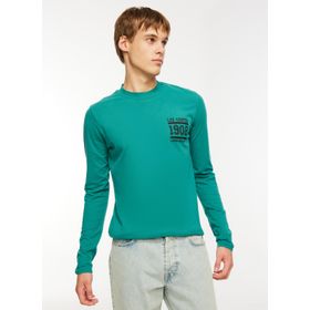 Lee Cooper O Yaka Yeşil Erkek T-Shirt 241 LCM 242004 ENZAY YESIL