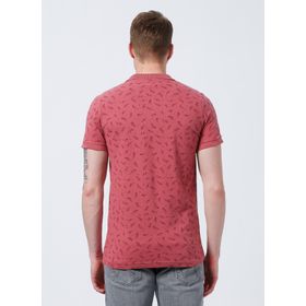 Lee Cooper Polo Yaka Desenli Gül Kurusu Erkek T-Shirt 222 LCM 242050 BERNARD GUL KURUSU
