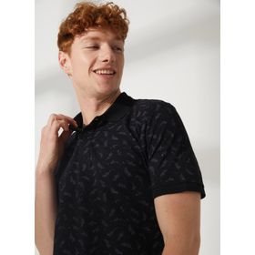 Lee Cooper Polo Yaka Siyah Erkek T-Shirt 232 LCM 242033 NEWPINE SİYAH