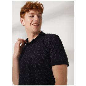 Lee Cooper Polo Yaka Siyah Erkek T-Shirt 232 LCM 242033 NEWPINE SİYAH