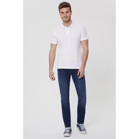 Lee Cooper Twins Beyaz Erkek Polo Yaka T-Shirt