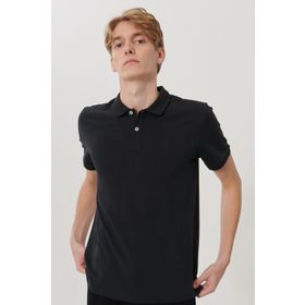 Lee L211810001 Siyah Polo Yaka Erkek T-shirt