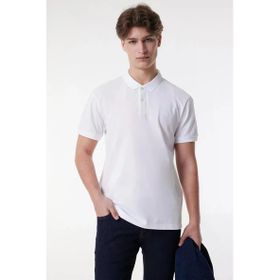 Lee L211810102 Kırık Beyaz Erkek Polo T-Shirt