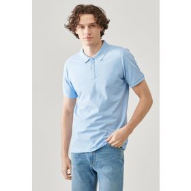 Lee L211810400 Mavi Erkek Polo T-shirt