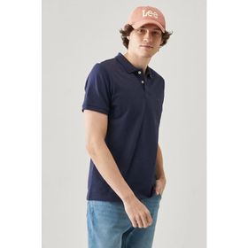 Lee L211810410 Lacivert Erkek Polo T-Shirt