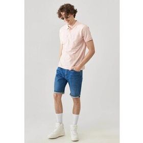 Lee L211810611 Pembe Erkek Polo T-Shirt