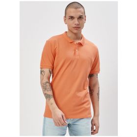 Lee L211810700 Polo Yaka Turuncu Erkek T-shirt