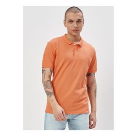 Lee L211810700 Polo Yaka Turuncu Erkek T-shirt