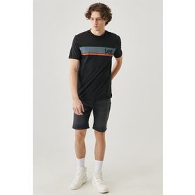 Lee L211918001 Siyah Erkek T-shirt