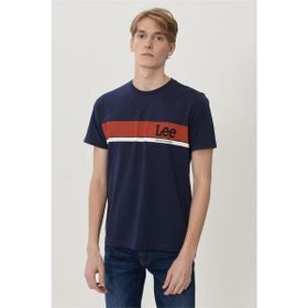 Lee L211918410 Lacivert Erkek T-shirt