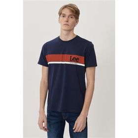 Lee L211918410 Lacivert Erkek T-shirt