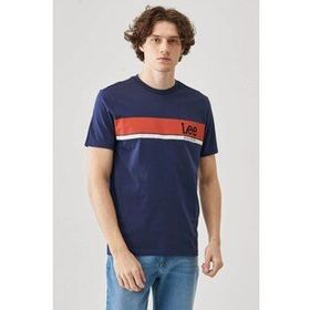 Lee L211918410 Lacivert Erkek T-shirt